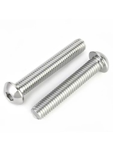 Factory Wholesale 304 Stainless Steel M6 M8 M10 M12 ISO 7380-1 Hexagon Socket <strong>Button</strong> Head <strong>Screws</strong> - Product Image 6
