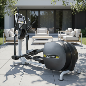 Vélo <span class=keywords><strong>elliptique</strong></span> professionnel manuel – Cross-trainer commercial à résistance magnétique avec écran LED pour salle de sport et centre de fitness (usage intensif) - Product Image 4
