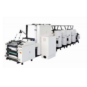 Máquina de impresión y corte longitudinal de rollo de papel de Banco personalizada, caja registradora de papel térmico Flexo, máquina cortadora de impresión <span class=keywords><strong>en</strong></span> 4 colores - Product Image 1