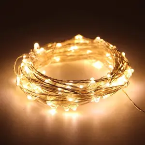 Outdoor Light Led 12/22/32m Waterproof Led Solar Copper Wire Christmas Tree Lights Holiday Lighting String Diwali Lights Outdoor Garden Decoration