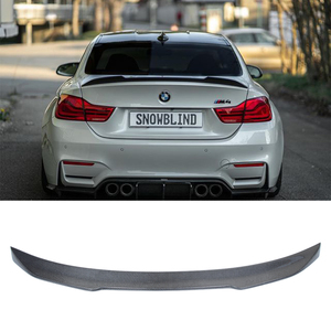 สปอยเลอร์หลังคาร์บอนไฟเบอร์ทรง CS สำหรับรถยนต์ BMW ซีรีส์ 4 F32 คูเป้ ปี 2013-2019 - Product Image 1