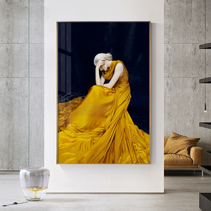 Tableaux muraux modernes abstraits de luxe sur toile avec impression numérique à l'huile pour la décoration intérieure - TopArt - Product Image 4