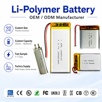Baterai LiPo Mini Kelas A Pouch Cell 582021 3.7V 200mAh untuk Kacamata Pintar Pabrik Baterai Lithium Polymer Kustom