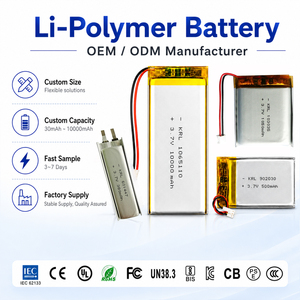 Литий-полимерный аккумулятор Grade A Pouch Cell 582021 3.7V 200mAh Mini LiPo для умных очков, на заказ от производителя - Product Image 1