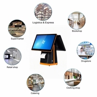 Sistema POS Todo en Uno, Máquina POS Automática para Tiendas, Sistemas POS para Supermercados, Caja Registradora, Monitor Android, Monitor de Pantalla Táctil