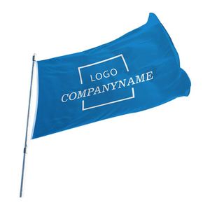 Wholesale Custom Shape Paper Flag Personalized Small Mini Vintage Hand Held Waving Flag With Plastic Stick Poles - Product Image 1