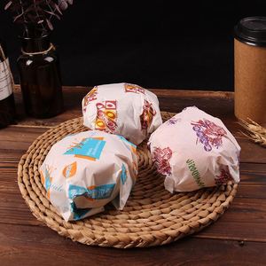 Custom Greaseproof Wax Paper Sheets for Food Paper Sandwich <b>Wrap</b> Deli <b>Wraps</b> Oil-proof Picnic Wrapping Paper - Product Image 6