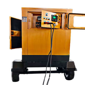 Station de soudage à l'arc manuelle <span class=keywords><strong>mobile</strong></span> sur châssis à roues DAML-SAE-190A 300A 400A 500 Ampères, générateur de soudage diesel - Product Image 4