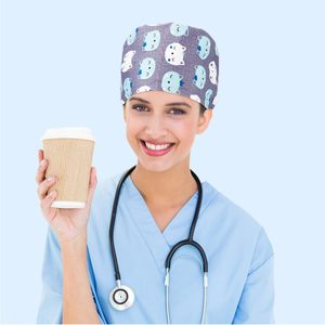Doctor <strong>Surgical</strong> Caps <strong>Custom</strong> <strong>Logo</strong> Pet Hospital Doctor Work Hats Stylish and Functional Headwear for Medical Staff Nurses Cap Hat - Product Image 1