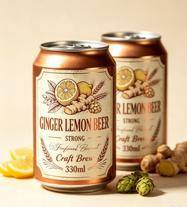 Cerveza Artesanal en Lata de Fábrica OEM con Alto Contenido de Alcohol, Cerveza Premium de Calidad Natural con Sabor a Especias, <span class=keywords><strong>Ale</strong></span> Ligero, Cerveza de Malta de Jengibre - Product Image 2