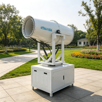 Canon à brouillard rotatif intelligent avec télécommande pour la suppression de la poussière à 360 degrés