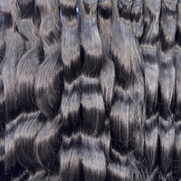 Extensiones de Cabello Humano Indio Liso y Ondulado, Cabello Virgen con Cutícula Alineada, Cabello Natural