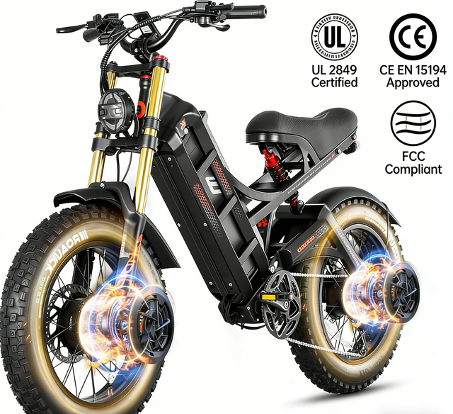 Start Order Electric Bike Off Road Adult Long Range Lithium Battery All Terrain Fat Tire E Bike For Outdoor Riding