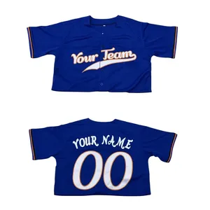 Camiseta de Béisbol 2026 Personalizada con Transferencia Térmica, Transpirable, 100% Poliéster, Patrón 3D, Antibacteriana, Anti-UV, Secado Rápido, Talla Grande - Product Image 3