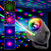 Projecteur laser stroboscopique UV contrôlé par le son pour la scène, les fêtes, les mariages et les décorations de Noël.