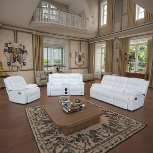 Sofá Chaise Longue Extensible Moderno con Tapicería de Poliuretano Relleno de Esponja para Muebles de Sala de Estar - Product Image 5