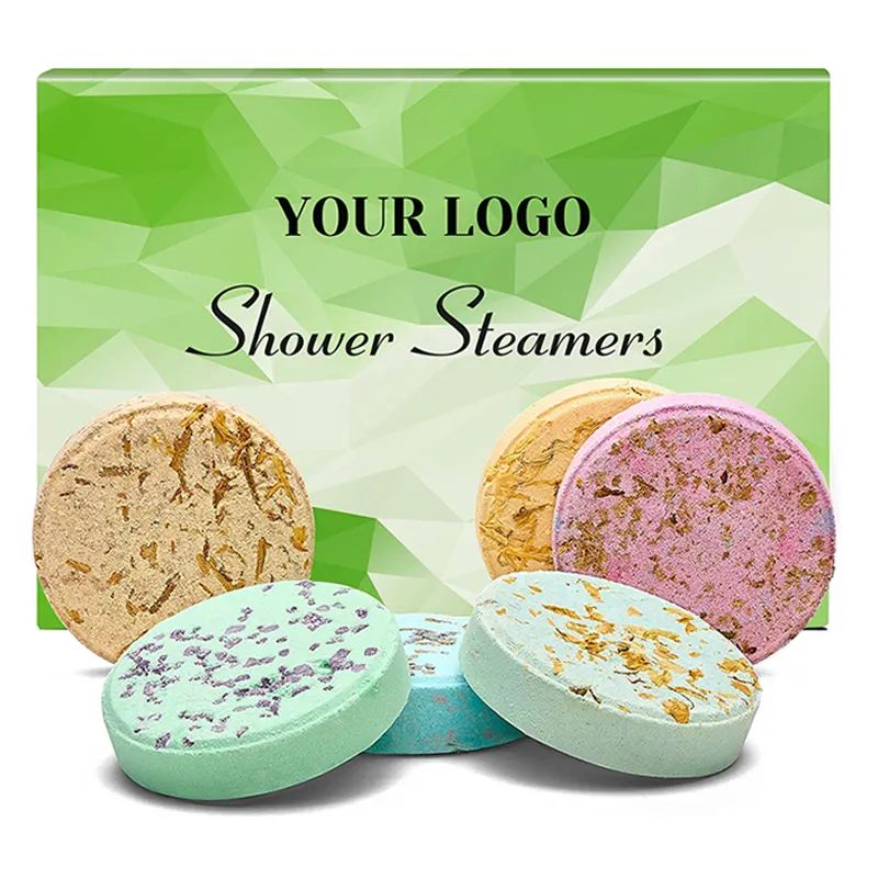 Custom Design Relaxation Gifts Organic Vegan Bath Essential Oil Scent Aromatherapy Spa Shower Steamers