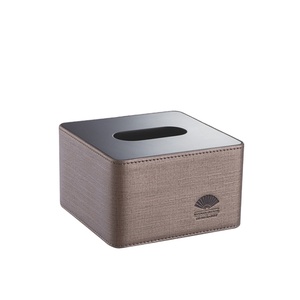 Fournisseur chinois de boîtes <span class=keywords><strong>à</strong></span> mouchoirs <span class=keywords><strong>en</strong></span> cuir de luxe carrées de haute qualité 5 étoiles pour hôtel - Product Image 1