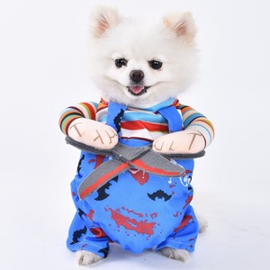 Costume d'animal mignon, vêtements pour chien, sweat-shirts à capuche de dessin animé, tenues de cosplay pour petits chiens, vêtements de fête d'Halloween, vêtements pour animaux de compagnie en textile - Product Image 3