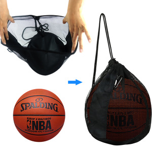 NBA Mesh <b>Drawstring</b> <b>Backpack</b> Ball Storage Bag Unisex Outdoor Sports Equipment Breathable Lightweight Design - Product Image 3