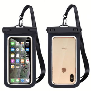 Étui de téléphone portable étanche en PVC IPX7 personnalisé avec logo, universel, flottant, pour la plongée - Product Image 2
