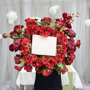 DKB Luxury <strong>Wedding</strong> Flower Ball <strong>Decoration</strong> Red Rose Silk <strong>Wedding</strong> Centerpieces and Table <strong>Decorations</strong> Flower Ball - Product Image 6