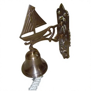 Campana Decorativa de Pared Estilo Yate Antiguo, Decoración de Pared de Latón, Campanas de Lujo para Decoración del Hogar, Accesorios de Metal - Product Image 1
