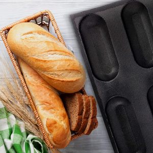 Stampo in Silicone a Forma di Hot Dog da 10 Pollici, 8 Cavità Perforate, Riutilizzabile, 60x40cm - Product Image 2