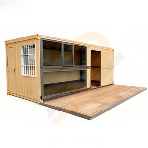 Maison mobile modulaire préfabriquée en acier de 20 pieds, détachable, personnalisée, conteneur d'expédition, hôtels, bureaux - Product Image 4