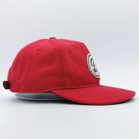 Muestra gratis de lana Unisex correa de ala plana Snapback gorra de béisbol de alta calidad sin estructura papá Golf Polo sombrero gorra de béisbol con Pa