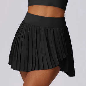 Nouvelle jupe de sport plissée pour femme, taille haute, poche doublée, anti-exposition, golf, entraînement, badminton, yoga, tennis - Product Image 5