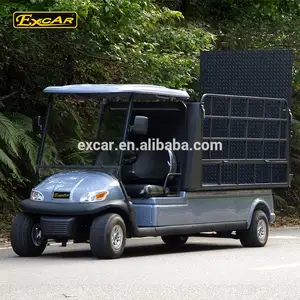 EXCAR Electric Utility Cart 48V 2 Sitze Electric Golf Cart Hotel Buggy Auto Elektro-LKW