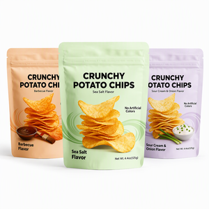 Bolsas de Embalaje de Alimentos Reutilizables, Bolsas con Cierre para Frutos Secos, Bolsas de Aluminio Autosellables, Directo de Fábrica, OEM, ODM - Product Image 1