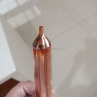 Filtre déshydrateur en cuivre pour réfrigération R134a 10g 15g 20g, filtre soudé avec valve d'accès