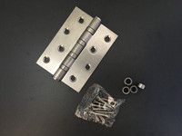 Charnière à roulement silencieux en acier inoxydable 4*3*3.0mm, 4 pouces, pour porte intérieure en bois, prix usine