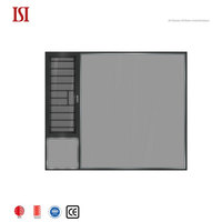 Ventanas abatibles de aluminio de doble acristalamiento de marca superior Hurricane Impact Thermal Break Diseño cómodo para la aleación de aluminio de la casa
