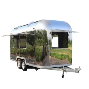 Oucci Stainless Pink Steel Custom Horse Food Trailer 5 Meter Usa
