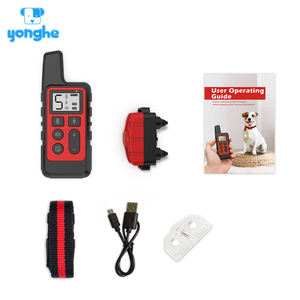 Yonghe 2025 Neuestes Elektrisches Hundeerziehungshalsband Anti-Bell-Trainer Kunststoff IP67 Wasserdicht Wiederaufladbare Batterie >20 Stunden Laufzeit - Product Image 4