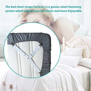 Sangles de maintien de matelas réglables, attaches de couverture de matelas, supports d'angle de lit et attaches pour <span class=keywords><strong>draps</strong></span> - Product Image 6
