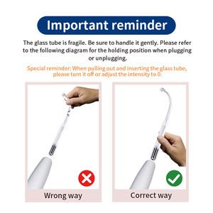 เครื่องกำจัดขนบนใบหน้าความถี่สูง6ชิ้นเครื่องกำจัดเม็ดสีอินเวอร์เตอร์กระชับผิวเครื่องมือแท่งแปลงอินเวอร์เตอร์ LW-056 - Product Image 6