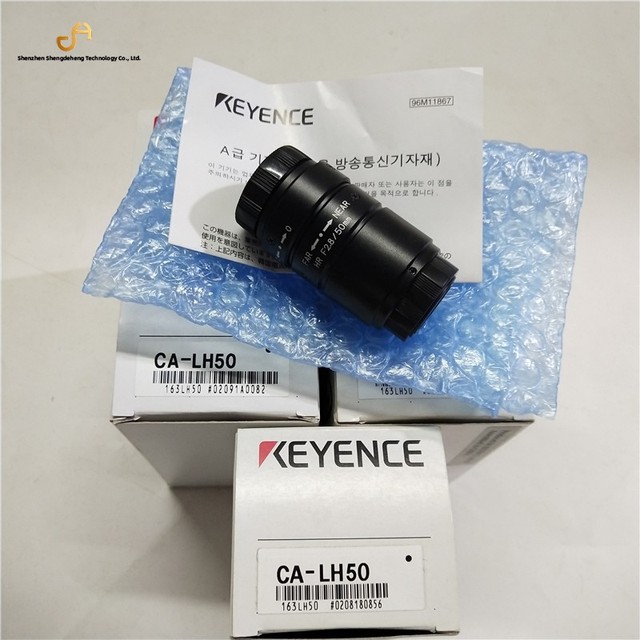 Inventory High-resolution Low-distortion Lens 50 mm CA-LH50 Machine Vision Sensor New Original KEYENCE