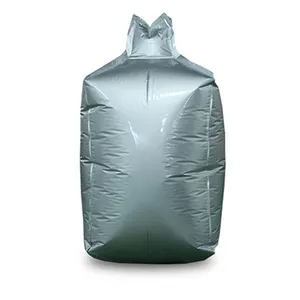 Sac à revêtement en aluminium de taille personnalisée, sachet Jumbo Fibc étanche à l'humidité, emballage intérieur liquide, Ton