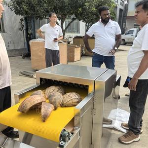 Hindistan cevizi kabuğu parçalayıcı makinesi kuru hindistan cevizi kabuklu cips kesici meyve ve sebze kullanımı için - Product Image 5