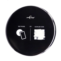 Autocollant en époxy RFID NFC personnalisé, imprimé, étanche, avec puce 213/215/216, étiquette programmable pour accès multimédia par contact téléphonique
