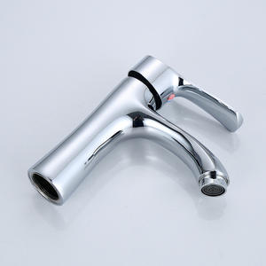 Grifo de lavabo Chenlu de una sola manija, de cobre, con válvula de cerámica, de un solo orificio, para montaje en encimera. - Product Image 4