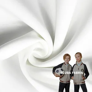 95% Polyester 5% spandex đàn hồi nhanh chóng-khô sợi nhuộm khỏe mạnh <span class=keywords><strong>Scuba</strong></span> bánh sandwich vải cho cô gái thể thao đồ bơi chứng nhận Grs - Product Image 1