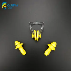 Tampões de silicone reutilizáveis para natação, tampões macios e flexíveis anti-ruído para os ouvidos
