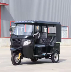 Triciclo Motorizzato a <span class=keywords><strong>3</strong></span> <span class=keywords><strong>Ruote</strong></span> con Doppia Fila di Sedili, Tuk-tuk, Motociclo a Benzina per Passeggeri - Product Image 3
