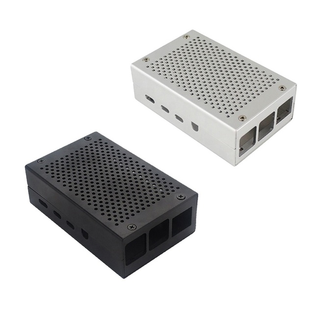 High Quality Raspberry Pi 4 Aluminum Alloy Case Protective Metal Enclosure Shell For Raspberry Pi 4 B