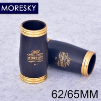 MORESKY Professional Ebony Soprano Clarinet Bb 17-Key Customized Nickel Plated Copper Woodwind